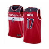Youth Washington Wizards #17 Isaac Bonga Swingman Red Basketball Jersey - Icon Edition