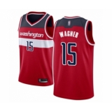 Youth Washington Wizards #15 Moritz Wagner Swingman Red Basketball Jersey - Icon Edition