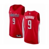 Men's Nike Washington Wizards #9 Ramon Sessions Red Swingman Jersey - Earned Edition
