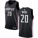Youth Nike Washington Wizards #20 Jodie Meeks Swingman Black NBA Jersey - City Edition