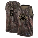 Youth Nike Washington Wizards #6 Troy Brown Jr. Swingman Camo Realtree Collection NBA Jersey