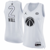 Women's Nike Jordan Washington Wizards #2 John Wall Swingman White 2018 All-Star Game NBA Jersey