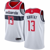 Women's Nike Washington Wizards #13 Marcin Gortat Swingman White Home NBA Jersey - Association Edition