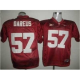 Crimson Tide #57 Marcell Dareus Red Embroidered NCAA Jersey