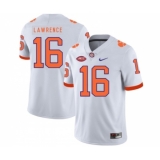 Clemson Tigers 16 Trevor Lawrence White Nike College Football Jersey