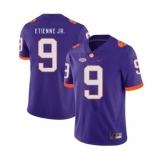 Clemson Tigers 9 Travis Etienne Jr. Purple Nike College Football Jersey