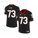 Georgia Bulldogs 73 Greg Pyke Black Nike College Football Jersey