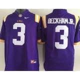 LSU Tigers #3 Odell Beckham Jr Purple Stitched NCAA Jersey