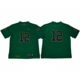Fighting Irish #12 Ian Book Green Limited Stitched NCAA Jersey