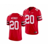 Men's Ohio State Buckeyes Pete Werner Scarlet Game College Football Jersey