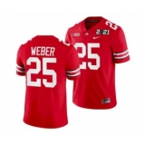 Men's Ohio State Buckeyes Mike Weber Sugar Bowl Jersey Scarlet Playoff Home
