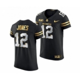 Men's Ohio State Buckeyes Cardale Jones Black Golden Edition Jersey 2020-21