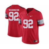 Ohio State Buckeyes 92 Adolphus Washington Red 2018 Spring Game College Football Limited Jersey