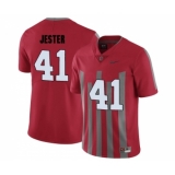 Ohio State Buckeyes 41 Hayden Jester Red Elite College Football Jersey