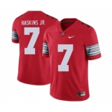 Ohio State Buckeyes 7 Dwayne Haskins Jr Red 2018 Spring Game College Football Limited Jersey