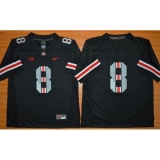 Ohio State Buckeyes #8 Championship Black Commemorative Stitched NCAA Jersey