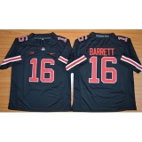 Ohio State Buckeyes #16 J. T. Barrett Black(Red No.) Limited Stitched NCAA Jersey