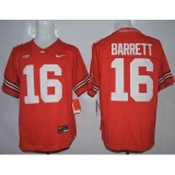 Ohio State Buckeyes #16 J. T. Barrett Red Limited Stitched NCAA Jersey