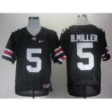 Ohio State Buckeyes Braxton Miller 5 Black College Football Jerseys