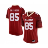 Oklahoma Sooners 85 Geneo Grissom Red 47 Game Winning Streak College Football Jersey
