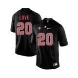 Stanford Cardinal 20 Bryce Love White College Football Jersey