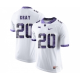 TCU Horned Frogs 20 Deante Gray White Print College Football Limited Jersey