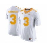 Tennessee Volunteers 3 White Ty Chandler White College Football Jersey