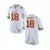 Texas Longhorns 18 Tyrone Swoopes White Nike College Jersey