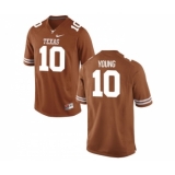 Texas Longhorns 10 Vince Young Orange Nike College Jersey