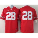 Youth Ohio State Buckeyes #28 Dominic Clarke Red Stitched NCAA Jersey