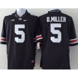 Youth Ohio State Buckeyes #5 Braxton Miller Black Stitched NCAA Jersey