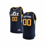 Youth Utah Jazz Fanatics Branded Navy Fast Break Custom Replica Jersey - Icon Edition