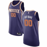 Men's Phoenix Suns Nike Purple Authentic Custom Jersey - Icon Edition