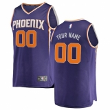 Men's Phoenix Suns Fanatics Branded Purple Fast Break Custom Replica Jersey - Icon Edition
