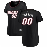 Women's Miami Heat Fanatics Branded Black Fast Break Custom Jersey - Icon Edition