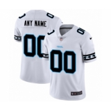 Men's Carolina Panthers Customized White Team Logo Cool Edition Jersey