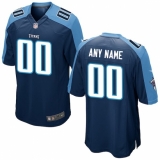 Men's Tennessee Titans Nike Navy Custom Game Jersey