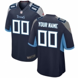 Men's Tennessee Titans Nike Navy 2018 Custom Game Jersey