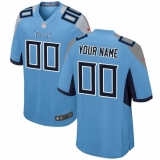 Men's Tennessee Titans Nike Light Blue 2018 Custom Game Jersey