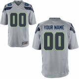 Seattle Seahawks Nike Custom Alternate Game Jersey - Gray