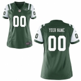 Women's New York Jets Nike Green Custom Game Jersey