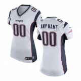Women's New England Patriots Nike White Custom Game Jersey