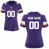 Women's Minnesota Vikings Nike Purple Custom Game Jersey
