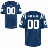 Men's Indianapolis Colts Nike Blue Custom Elite Jersey