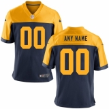 Men's Green Bay Packers Nike Navy Customized Throwback Game Jersey