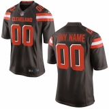 Men's Cleveland Browns Nike Brown Custom Game Jersey