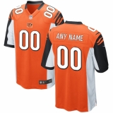 Men's Cincinnati Bengals Nike Orange Alternate Custom Game Jersey