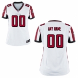 Women's Atlanta Falcons Nike White Custom Game Jersey