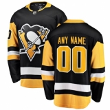 Youth Pittsburgh Penguins Fanatics Branded Black Home Breakaway Custom Jersey