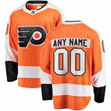 Men's Philadelphia Flyers Fanatics Branded Orange Home Breakaway Custom Jersey